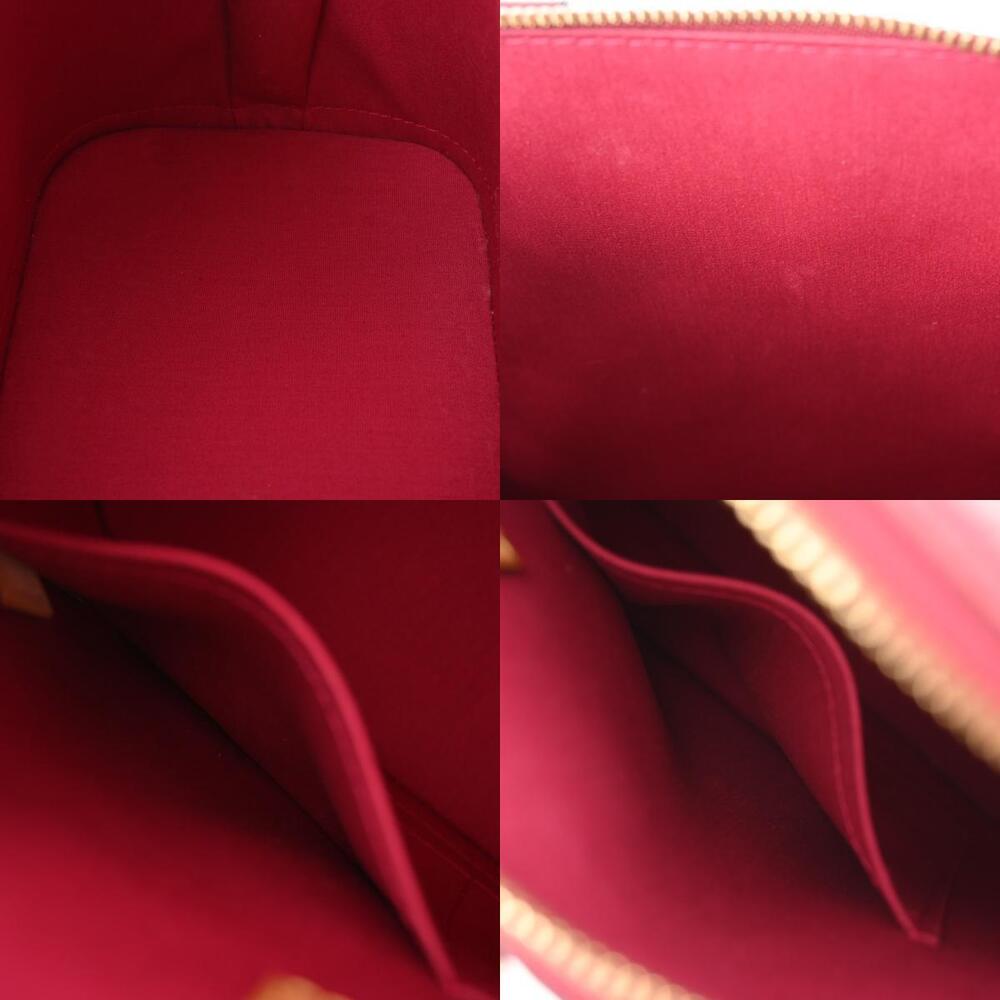 Louis Vuitton Handbag Alma Rose Indien Vernis Pink Monogram - Picture 10 of 11